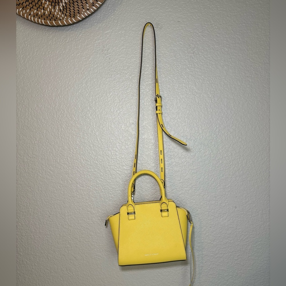 Micro Rebecca minkoff Avery purse YelloW mini crossbody NWT - Picture 4 of 13